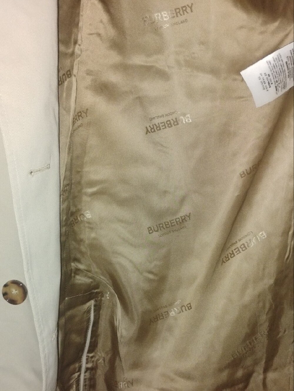 Burberry Long Sleeveless Trench Vest in Light Beige - Picture 4 of 9